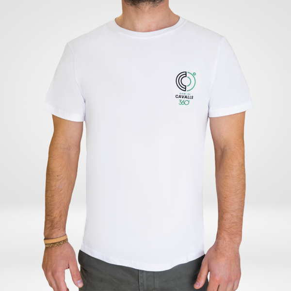 Camiseta de cotó amb logo Camí de Cavalls 360º